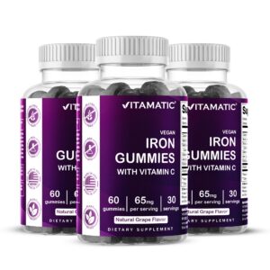 Frasco de Vitamatic Iron 65 mg Gummies