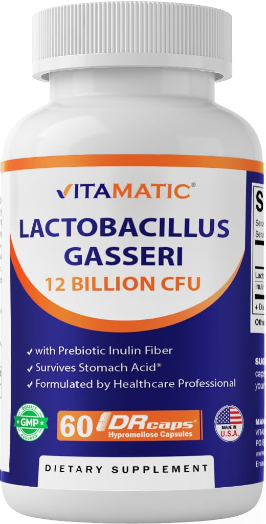 Version 1.0.0 Vitamatic Lactobacillus Gasseri cápsulas soporte digestivo 60 unidades
