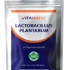 Vitamatic Lactobacillus Plantarum polvo probiótico paquete frontal