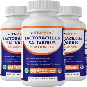 Vitamatic Lactobacillus Salivarius cápsulas soporte digestivo