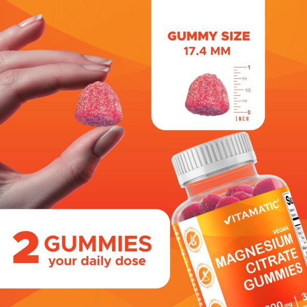Etiqueta de Vitamatic Magnesium Gummies