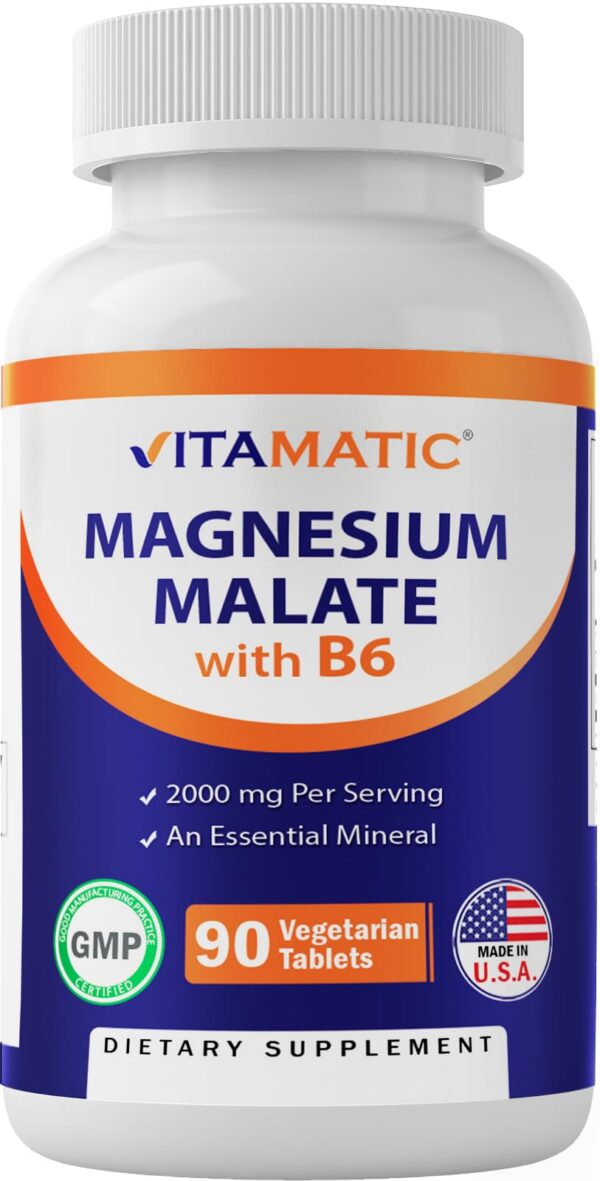 Vitamatic Magnesio Malato etiqueta frontal