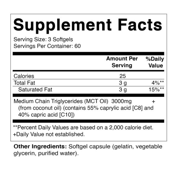 Version 1.0.0 Frasco de Vitamatic MCT con información