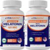 botella vitamatic melatonina 60mg fórmula avanzada