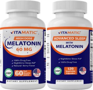 Version 1.0.0 botella vitamatic melatonina 60mg fórmula avanzada