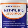 Vitamatic Methyl B12 tabletas sabor frutos del bosque