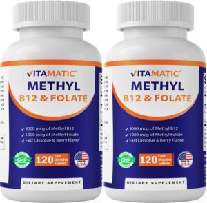 Frente del envase Vitamatic Metilfolato