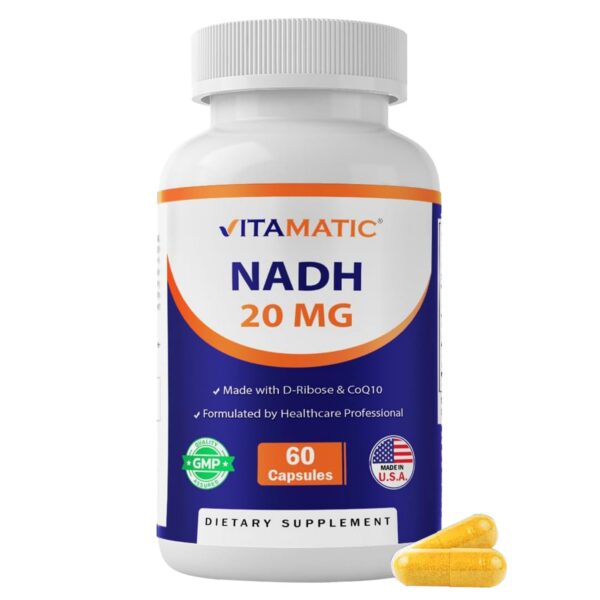 Version 1.0.0 Frente de NADH Vitamatic etiqueta