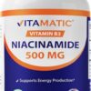 Vitamatic niacinamida vitamina b3 500mg 240 tabletas