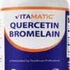 Frasco Vitamatic Quercetina Bromelina 120 cápsulas