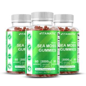 Vitamatic Sea Moss gominolas empaque frontal