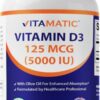 Version 1.0.0 Vitamatic vitamina d3 5000 ui softgels aceite de oliva paquete