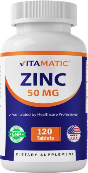 Frente del envase Vitamatic Zinc