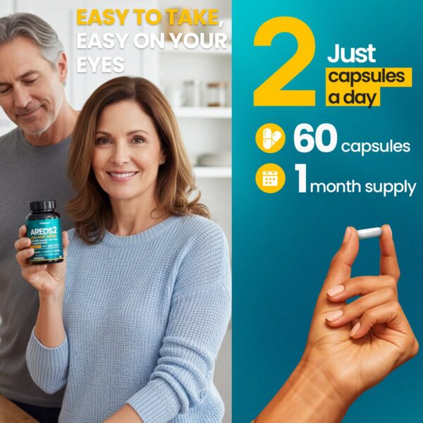 Vista lateral de la caja AREDS 2