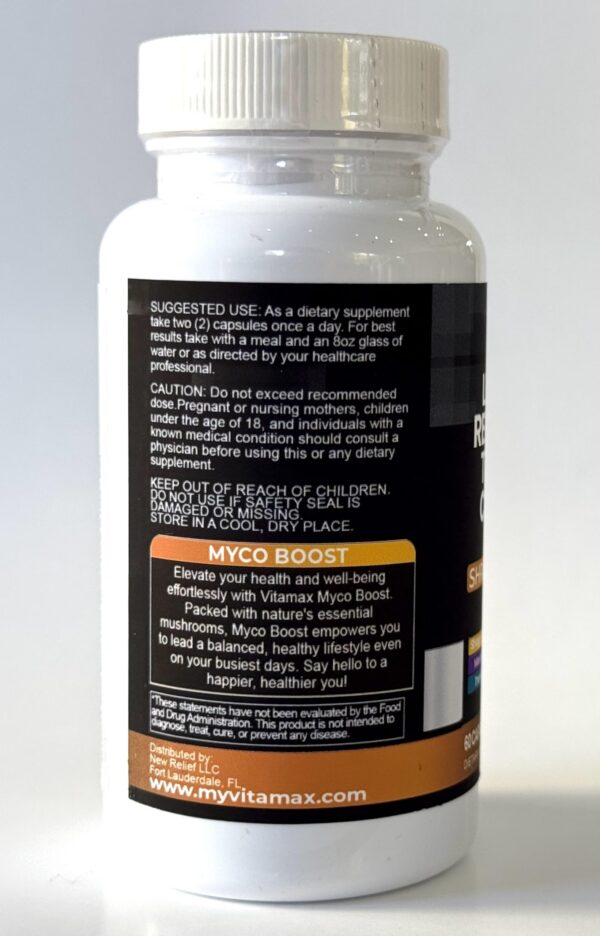 Vitamax cápsulas de extracto de hongos variados no GMO