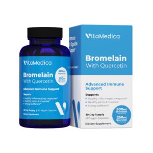 Version 1.0.0 VitaMedica Bromelina y Quercetina – frasco frontal