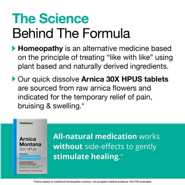 Version 1.0.0 Paquetes de 5 días VitaMedica Arnica y Bromelain para recuperación