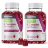 Vitamin B Complex gomitas vit c sabor fresa paquete 120 unidades
