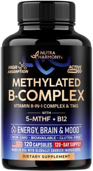 Frasco de Vitamin B Complex Methylated