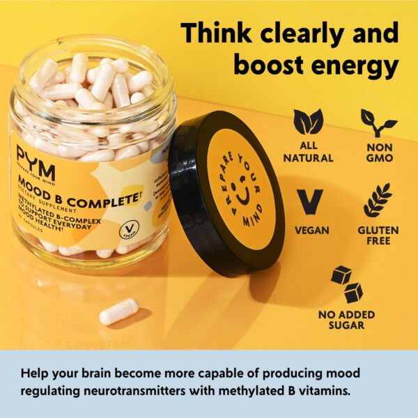 Capsulas del suplemento Vitamin B Complex por PYM