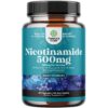 Vitamin B3 niacinamida 500mg cápsulas Natures Craft