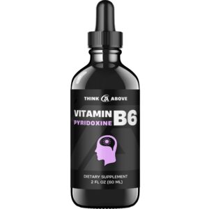 Vitamin B6 gotas líquidas frasco 2 oz para adultos