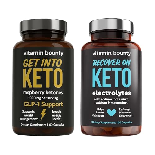 Paquete de suplementos Vitamin Bounty para apoyo keto y electrolitos