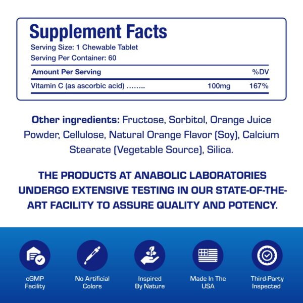 Vitamin C chewables for children's health