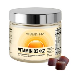 Gomitas Vitamin Hive D3 K2 frente de envase