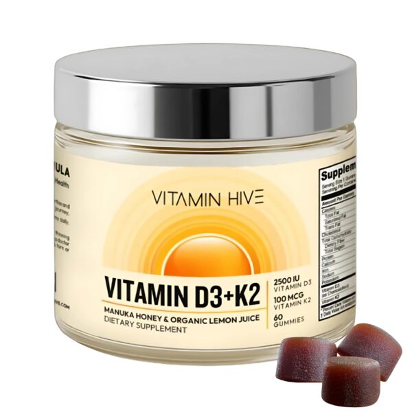 Gomitas Vitamin Hive D3 K2 frente de envase