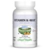 Vitamin K-Max Maxi Health suplemento beneficios vitamina k2 y pasto cebada