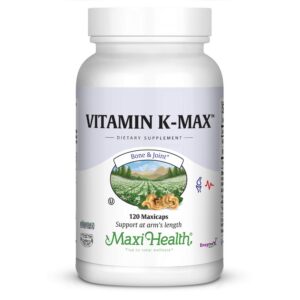 Vitamin K-Max Maxi Health suplemento beneficios vitamina k2 y pasto cebada