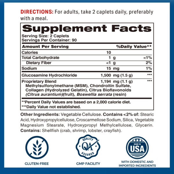 Frasco de caplets con etiqueta