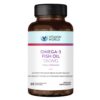 Frasco de Vitamin World Omega 3 softgels frontal