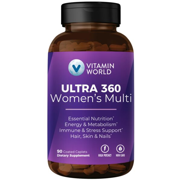 Vitamin World Ultra 360 multivitamínico mujeres caja