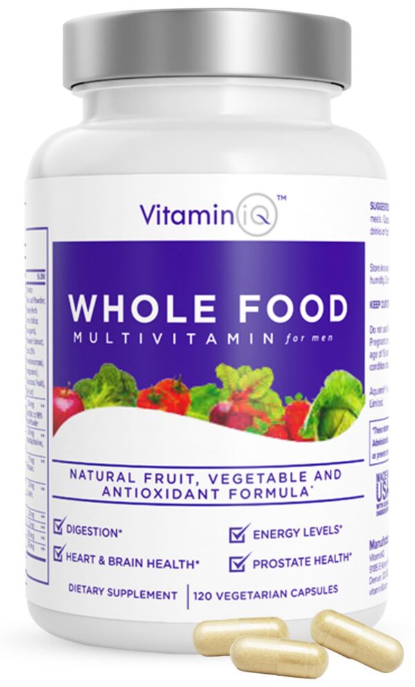 VitaminIQ multivitamínico para hombres botella 120 cápsulas