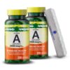 Vitamina A 2400 mcg suplemento con organizador de pastillas