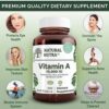 Version 1.0.0 Softgels Natural Nutra Vitamina A aceite hígado de pescado calidad alta