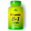 Botella de vitamina B-1 100 mg ALFA VITAMINS con 100 tabletas
