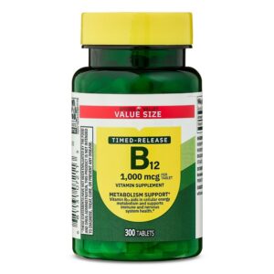 Tabletas Vitamina B12 Spriing Vallley vista frontal