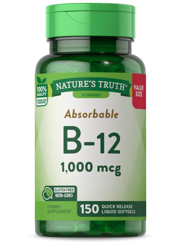 Vitamina B12 1000 mcg Nature's Truth frasco