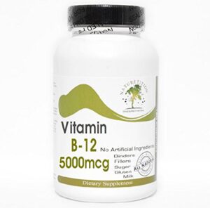 Vitamina B-12 5000mcg Naturetition suplemento frasco