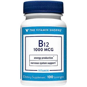 Vitamin B12 comprimidos disolubles The Vitamin Shoppe 100 unidades