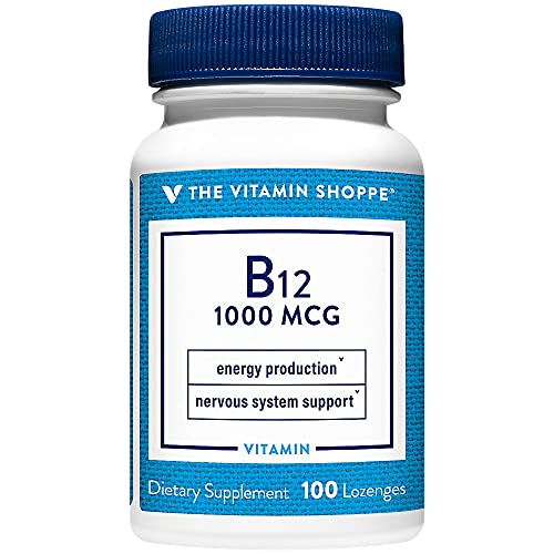 Vitamin B12 comprimidos disolubles The Vitamin Shoppe 100 unidades