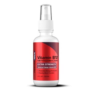 Frontal del spray Vitamina B12 Metilcobalamina Results RNA 4oz