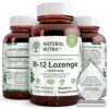 Vitamina B12 Natural Nutra pastillas sublinguales para energía y sistema nervioso