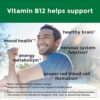Vitamina B12 Nature Made apoyo a metabolismo energético