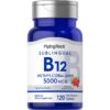 Version 1.0.0 Vitamina B12 Piping Rock 5000mcg 120 tabletas sublinguales