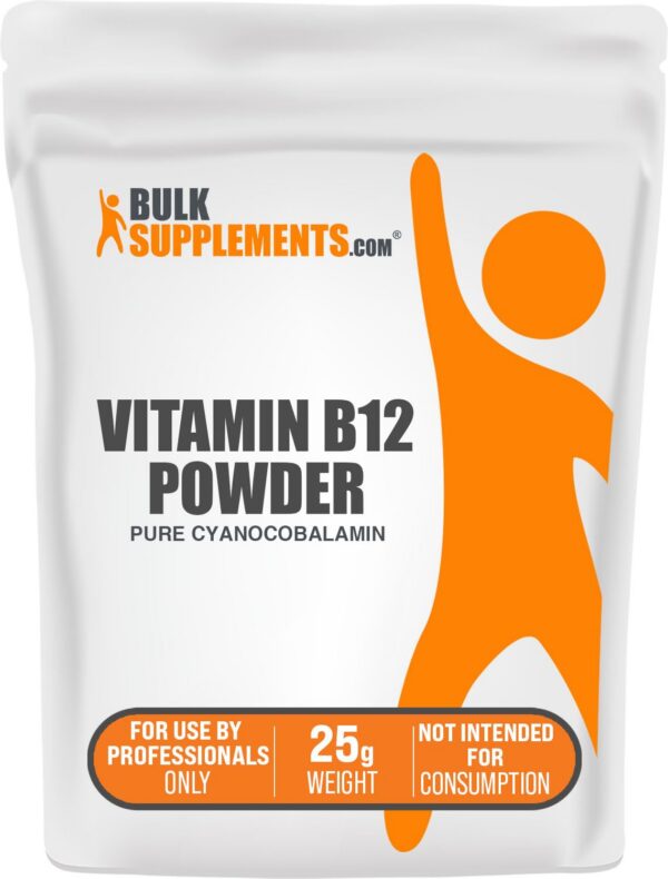 Version 1.0.0 Polvo puro de vitamina B12 cianocobalamina BulkSupplements