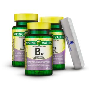Vitamina B12 Spring Valley 1000 mcg tabletas liberación prolongada